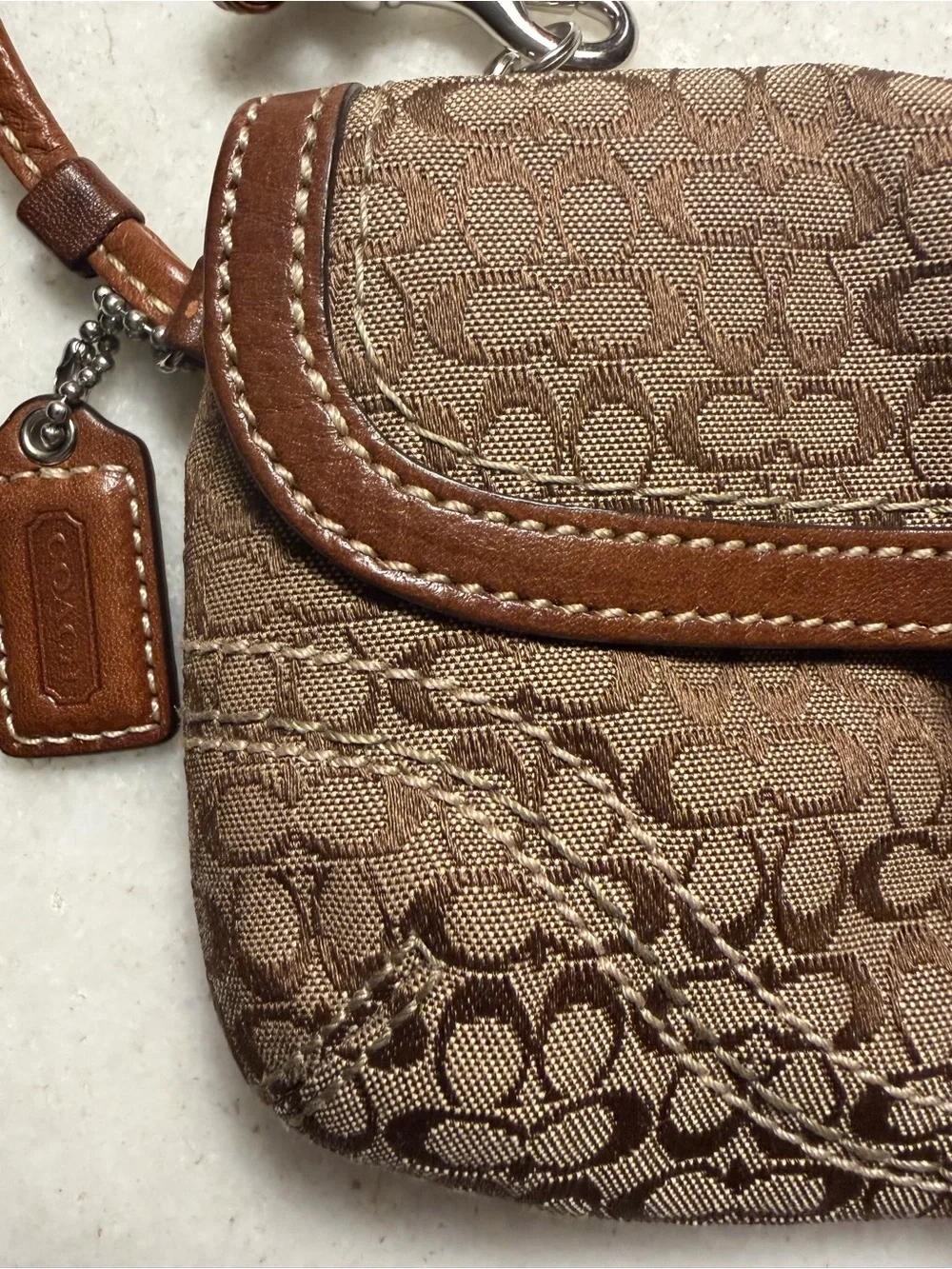 Vintage Coach Soho Wristlet